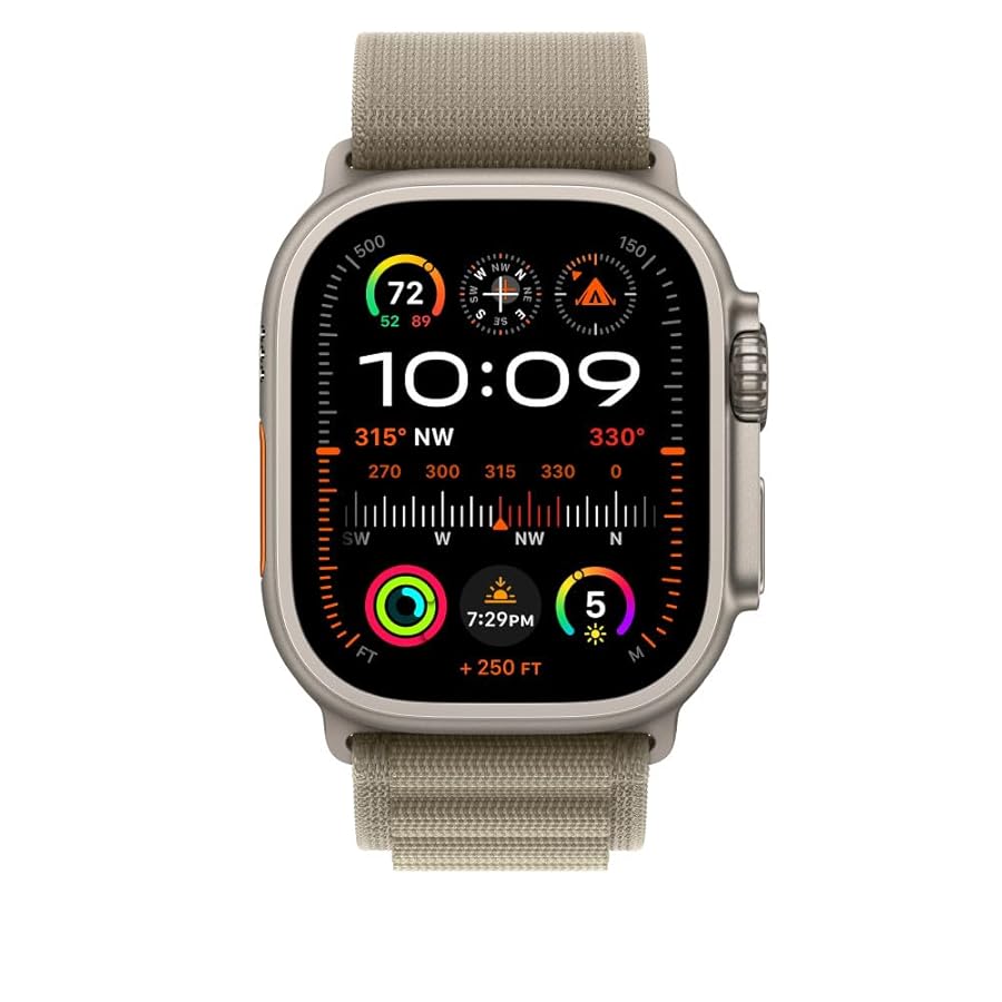Apple Watch - Apple Watch Band 49mmケース用オリーブアルパインループ　L Amazon.co.jp: Apple Watch Band - 49mmケース用オリーブ